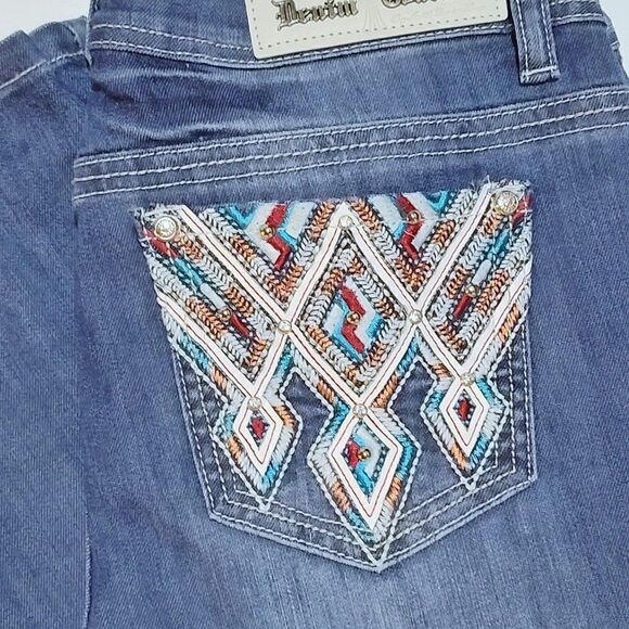 Denim Couture Embroiderie Jeans - Picture 3 of 4